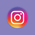 the instagram logo with a purple background